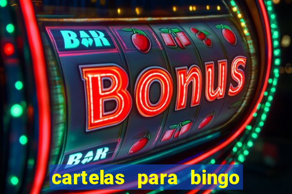 cartelas para bingo da multiplica??o