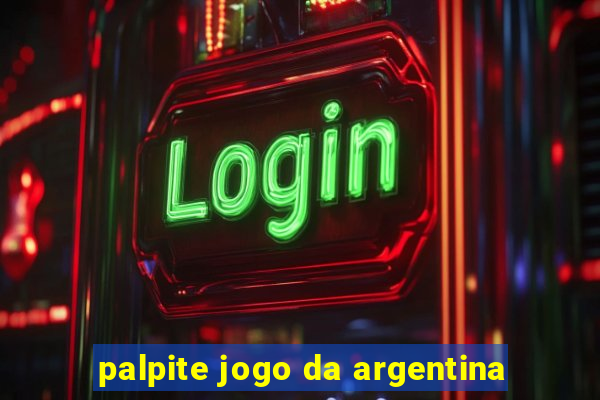 palpite jogo da argentina