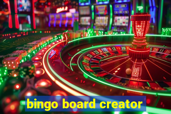 bingo board creator