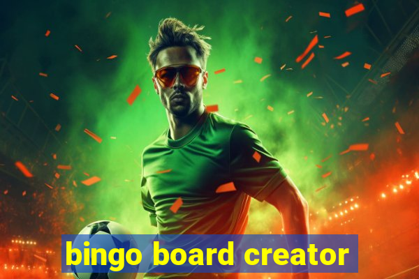 bingo board creator