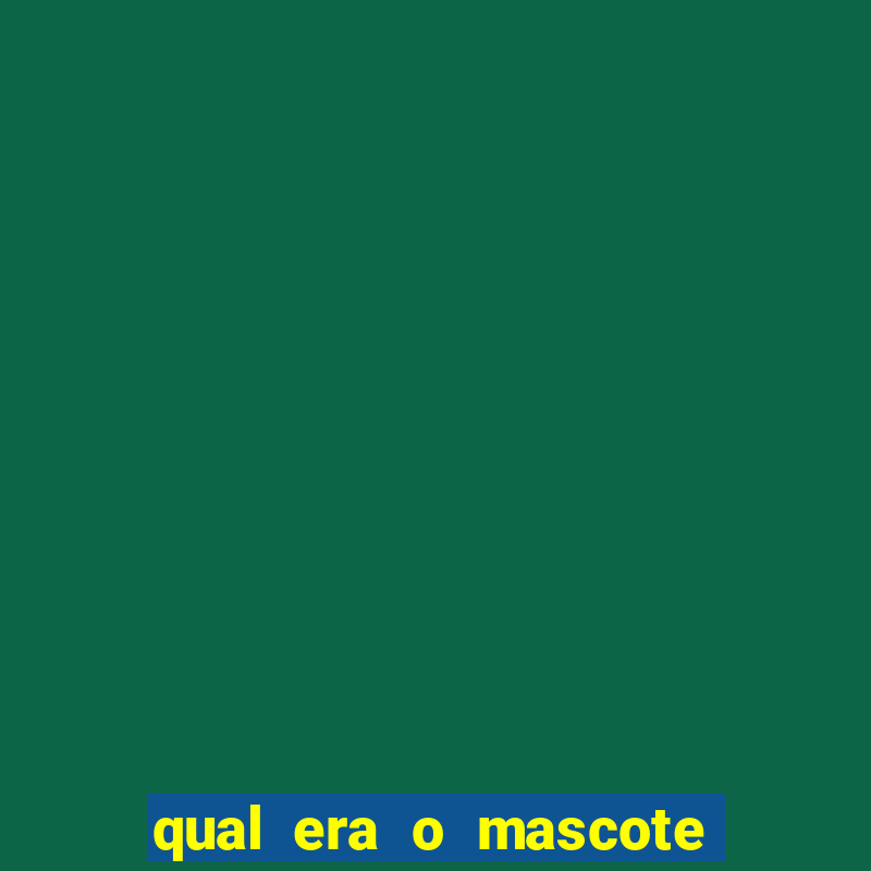 qual era o mascote do flamengo antigamente