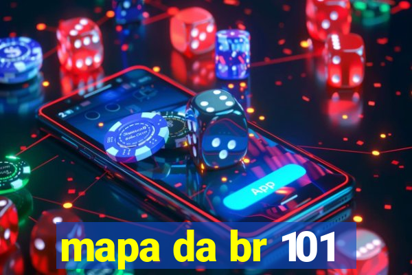 mapa da br 101