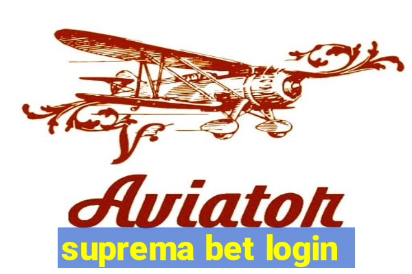 suprema bet login