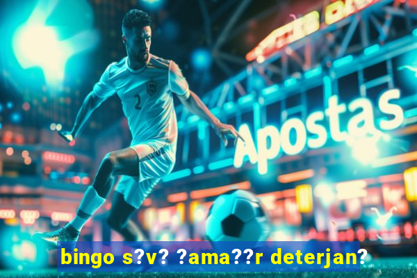 bingo s?v? ?ama??r deterjan?