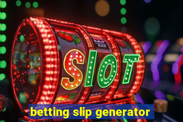 betting slip generator