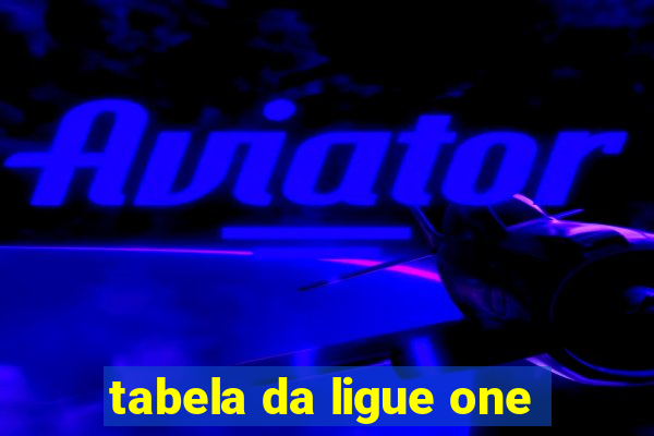 tabela da ligue one