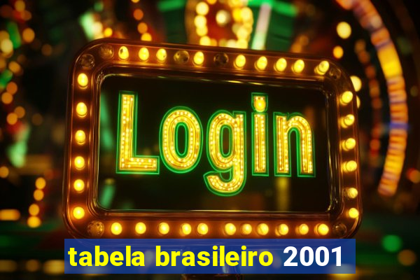 tabela brasileiro 2001