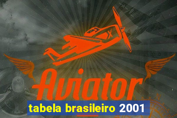 tabela brasileiro 2001