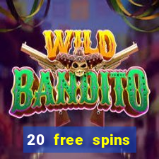 20 free spins casino room