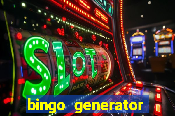 bingo generator with images