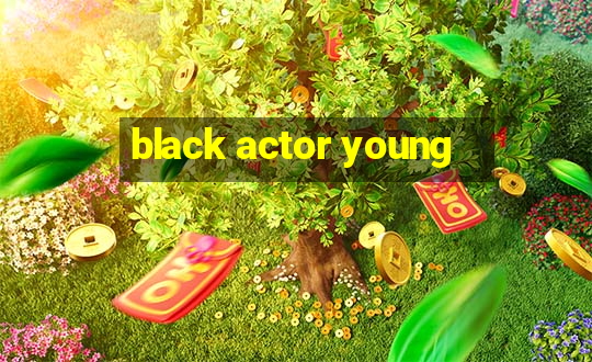 black actor young