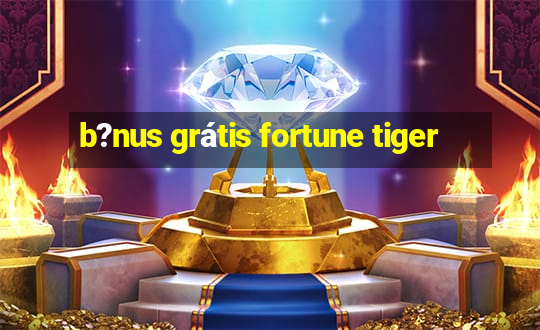 b?nus grátis fortune tiger