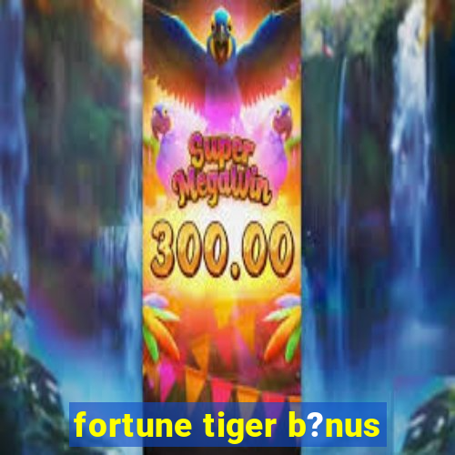 fortune tiger b?nus