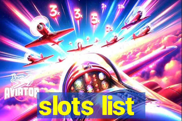 slots list