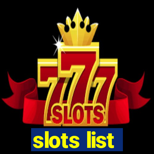 slots list