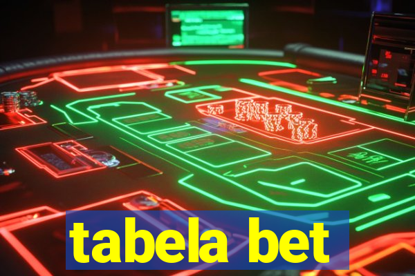 tabela bet