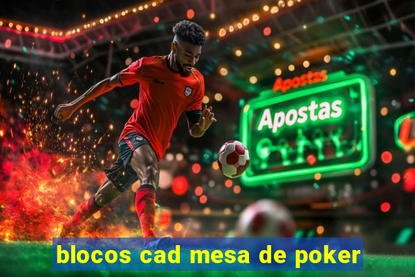 blocos cad mesa de poker