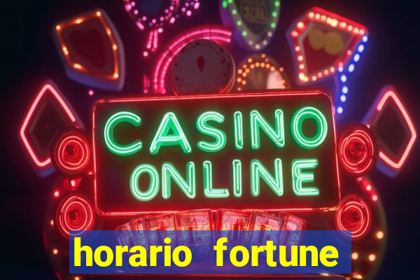 horario fortune tiger madrugada