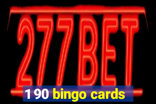 1 90 bingo cards