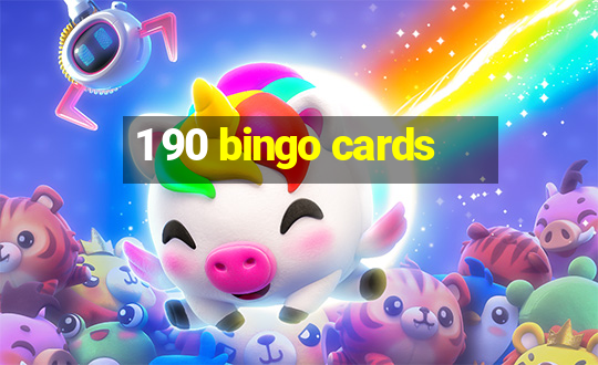 1 90 bingo cards