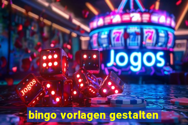 bingo vorlagen gestalten