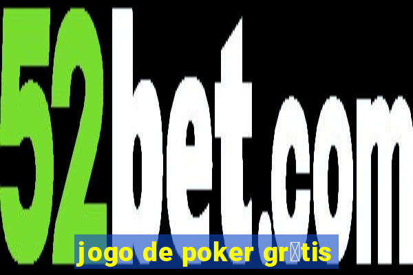 jogo de poker gr谩tis