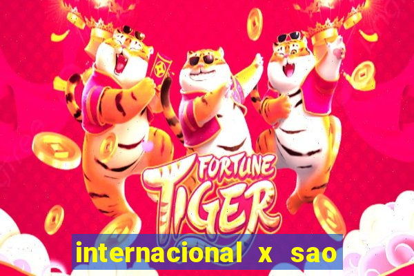 internacional x sao paulo palpites