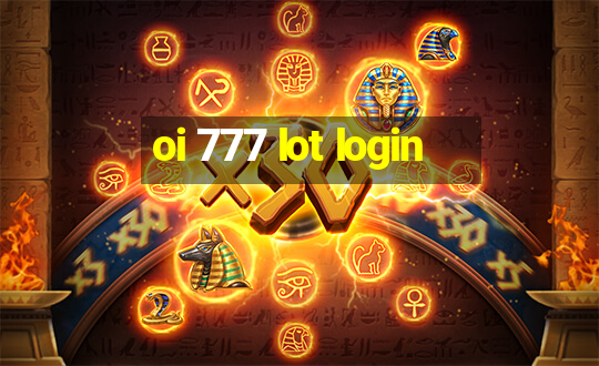 oi 777 lot login