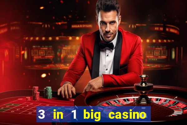 3 in 1 big casino game set