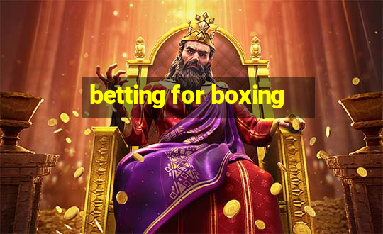 betting for boxing