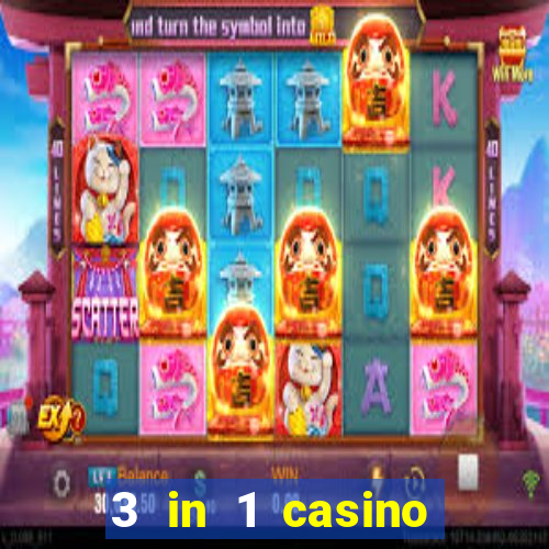 3 in 1 casino game set