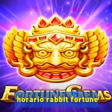 horario rabbit fortune