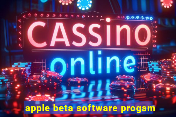 apple beta software progam