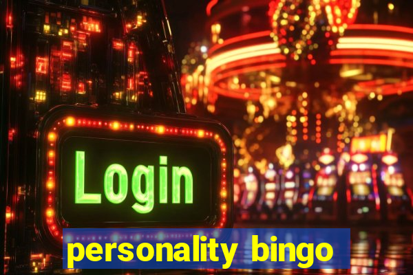 personality bingo