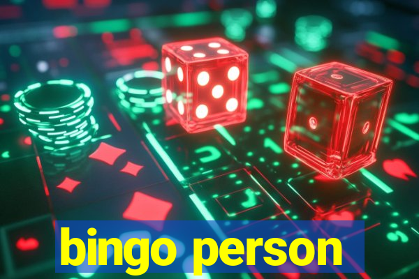 bingo person