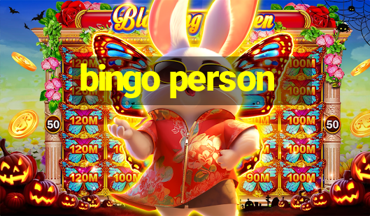 bingo person