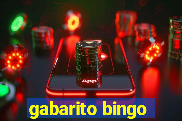 gabarito bingo