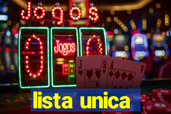 lista unica