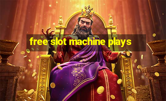 free slot machine plays