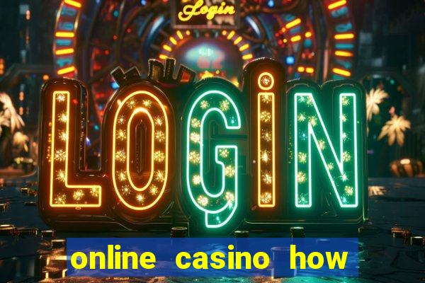 online casino how to win