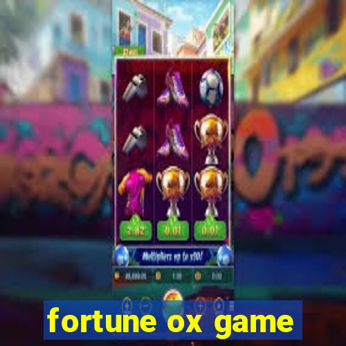 fortune ox game