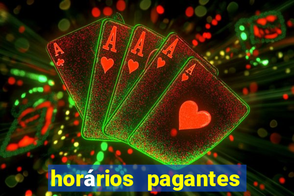 horários pagantes dos slots