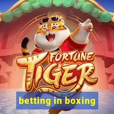 betting in boxing