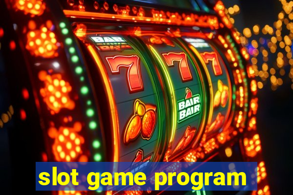 slot game program