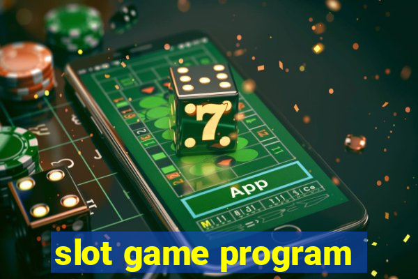 slot game program