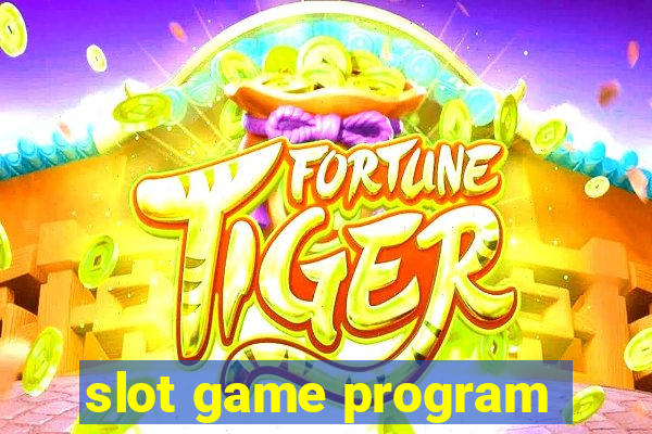 slot game program