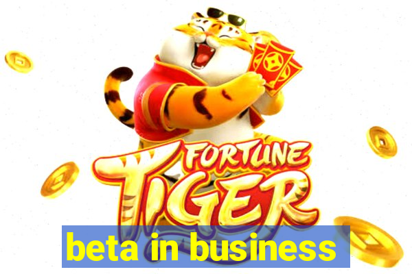 beta in business