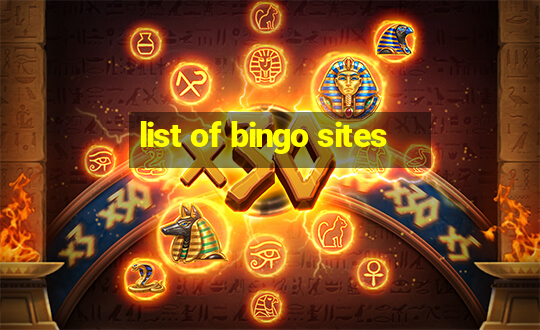 list of bingo sites