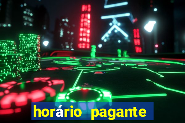 horário pagante fortune mouse