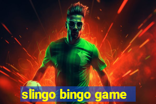 slingo bingo game